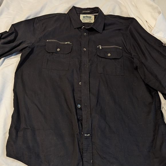 Urban Pipeline Men's Roll Up Casual Shirt - Picture 11 of 16